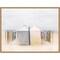 Seaside 5 (Beach) by Carina Okula 24-in. W x 18-in. H. Canvas Wall Art Print Framed in Natural